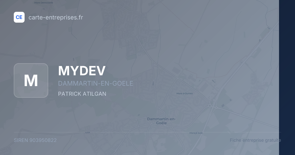 MYDEV — 903950822 — fiche entreprise