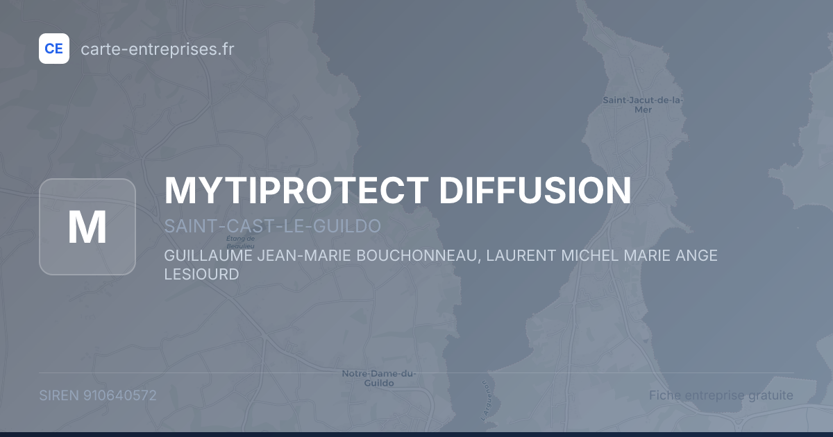 MYTIPROTECT DIFFUSION — 910640572 — fiche entreprise
