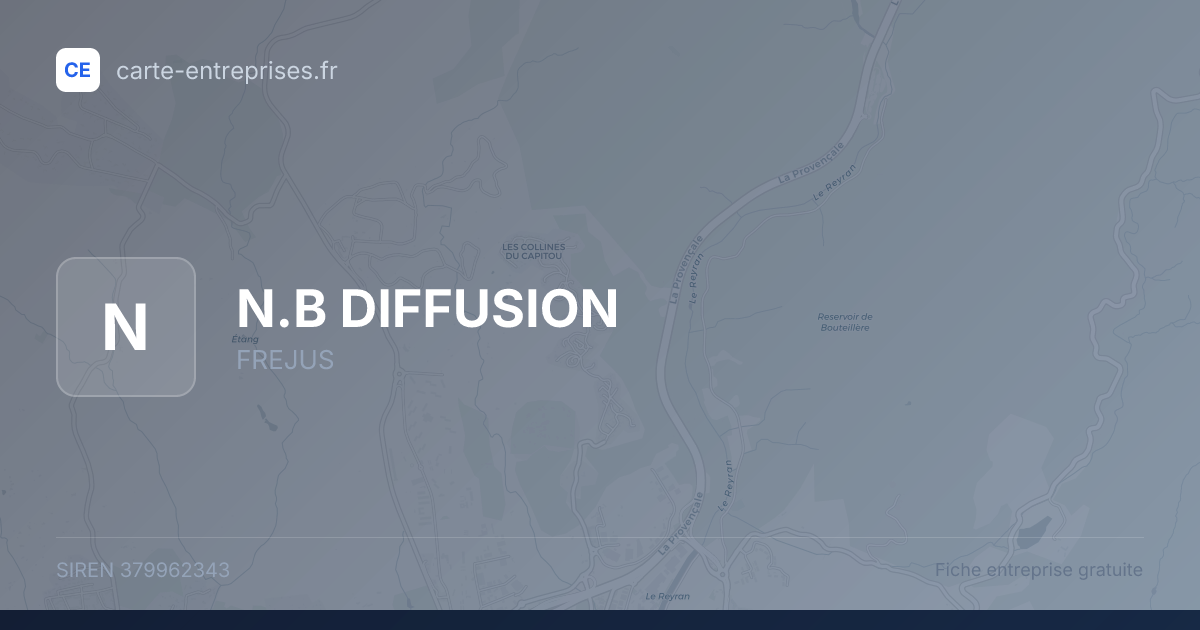 N.B DIFFUSION — 379962343 — fiche entreprise