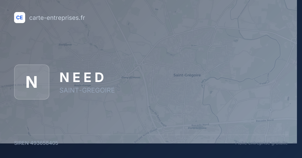 N E E D — 493658405 — fiche entreprise