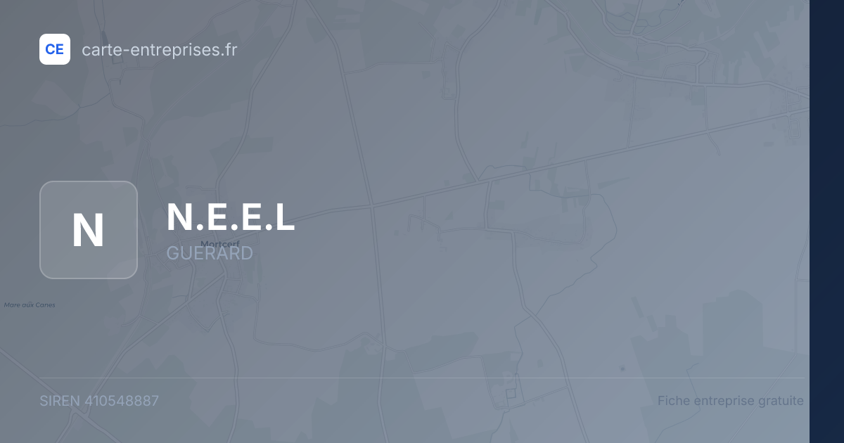 N.E.E.L — 410548887 — fiche entreprise
