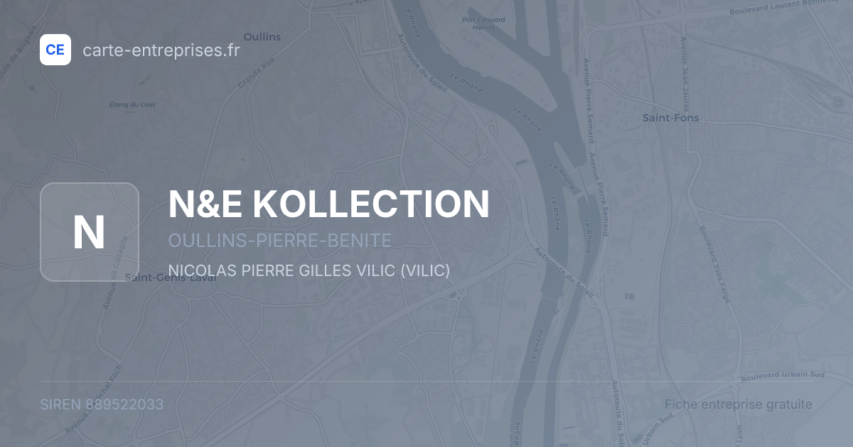 N&E KOLLECTION — 889522033 — fiche entreprise
