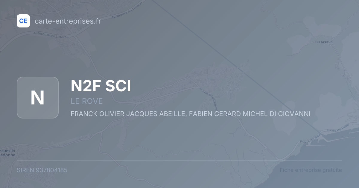 N2F SCI — 937804185 — fiche entreprise