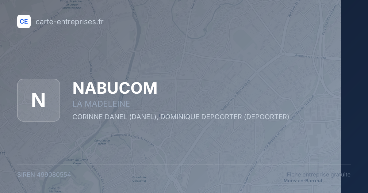 NABUCOM — 499080554 — fiche entreprise