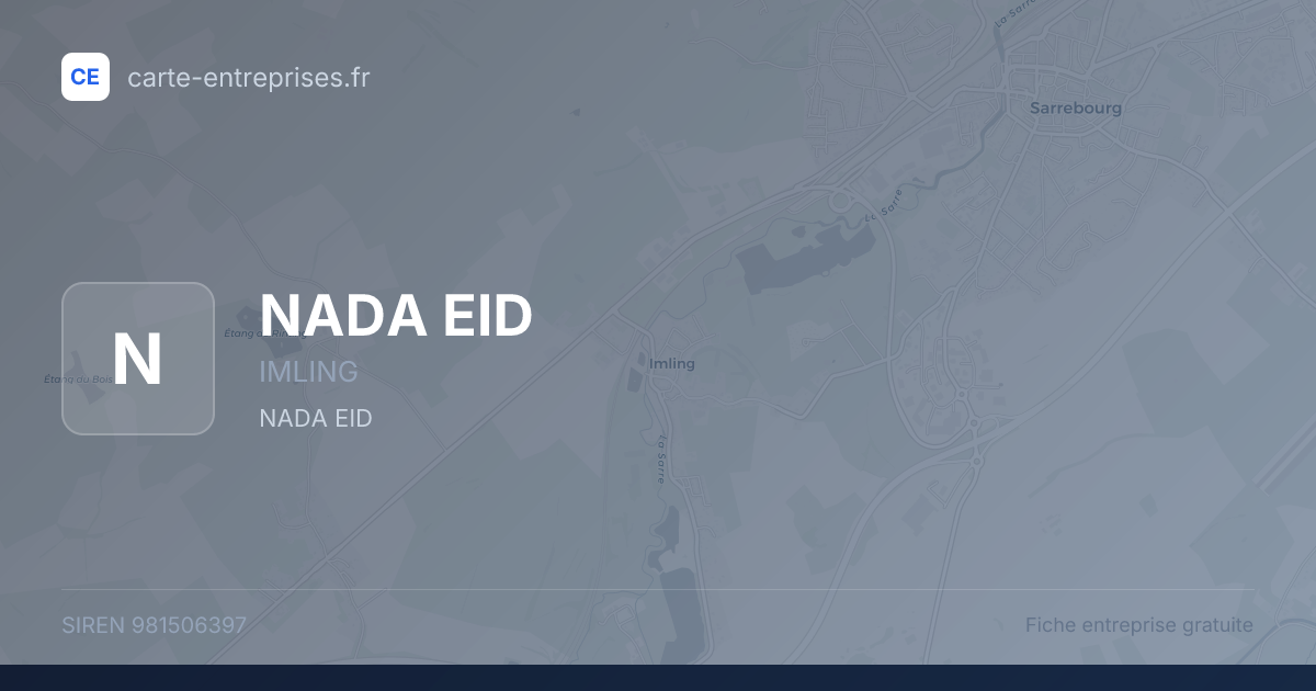 NADA EID — 981506397 — fiche entreprise