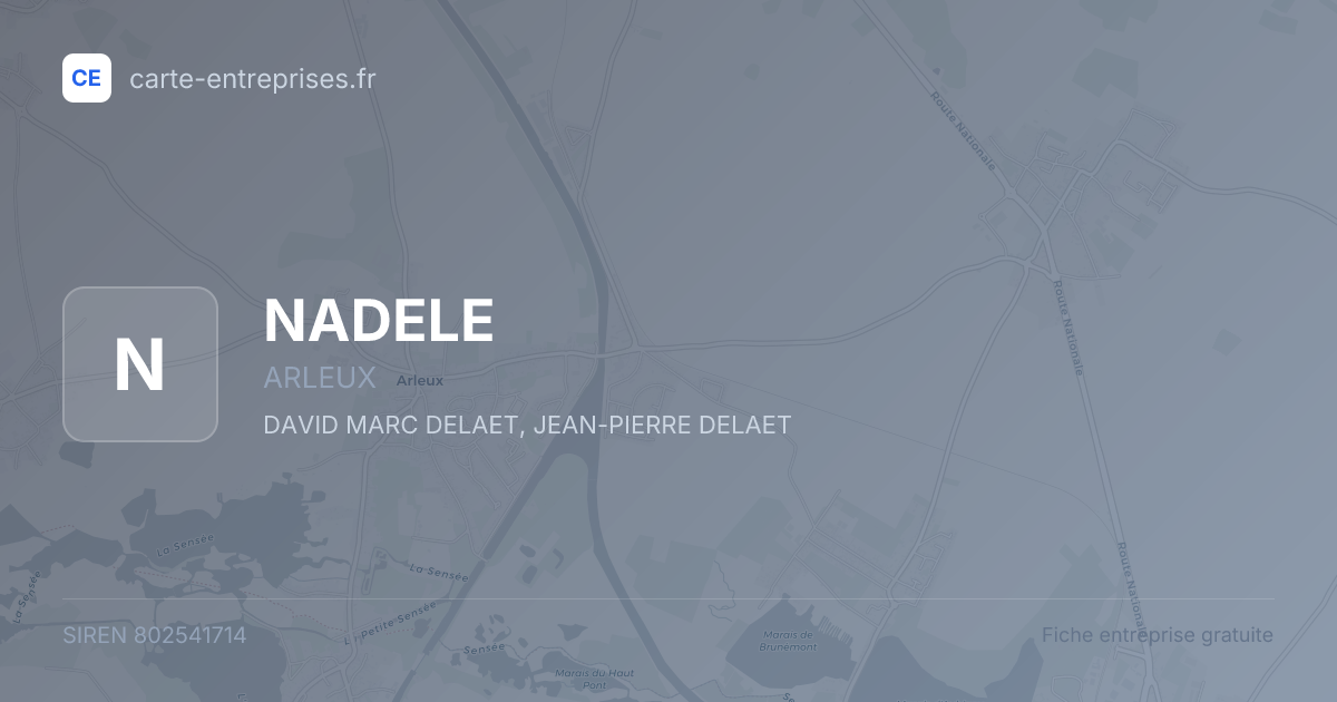NADELE — 802541714 — fiche entreprise