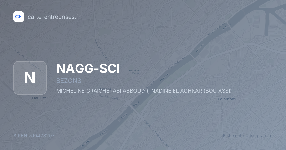 NAGG-SCI — 790423297 — fiche entreprise