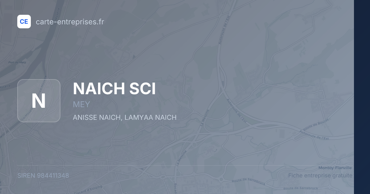 NAICH SCI — 984411348 — fiche entreprise