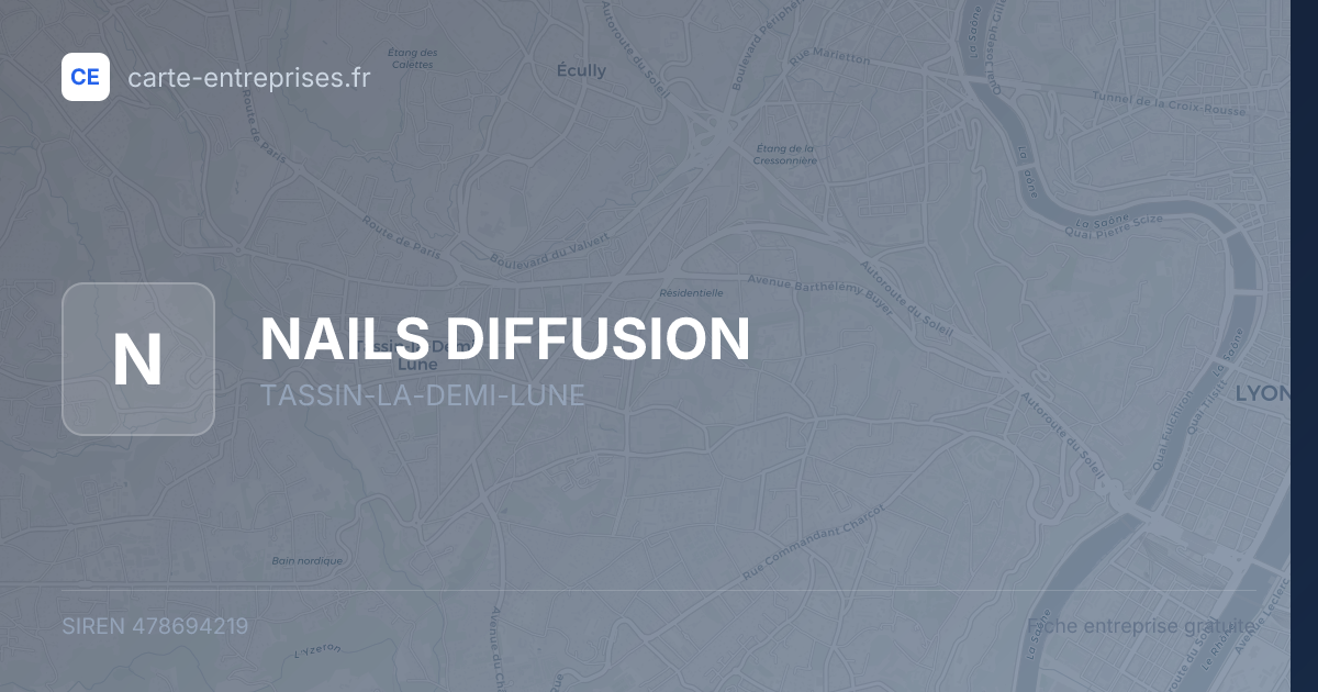 NAILS DIFFUSION — 478694219 — fiche entreprise