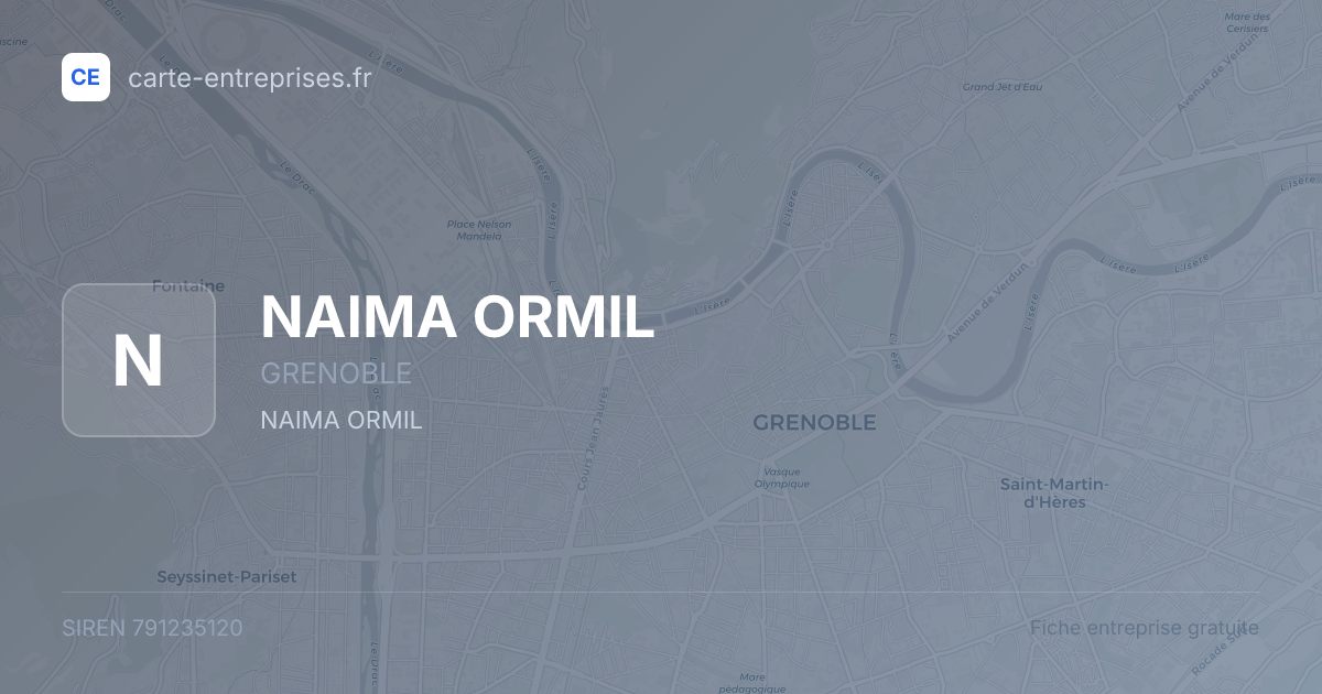 NAIMA ORMIL — 791235120 — fiche entreprise