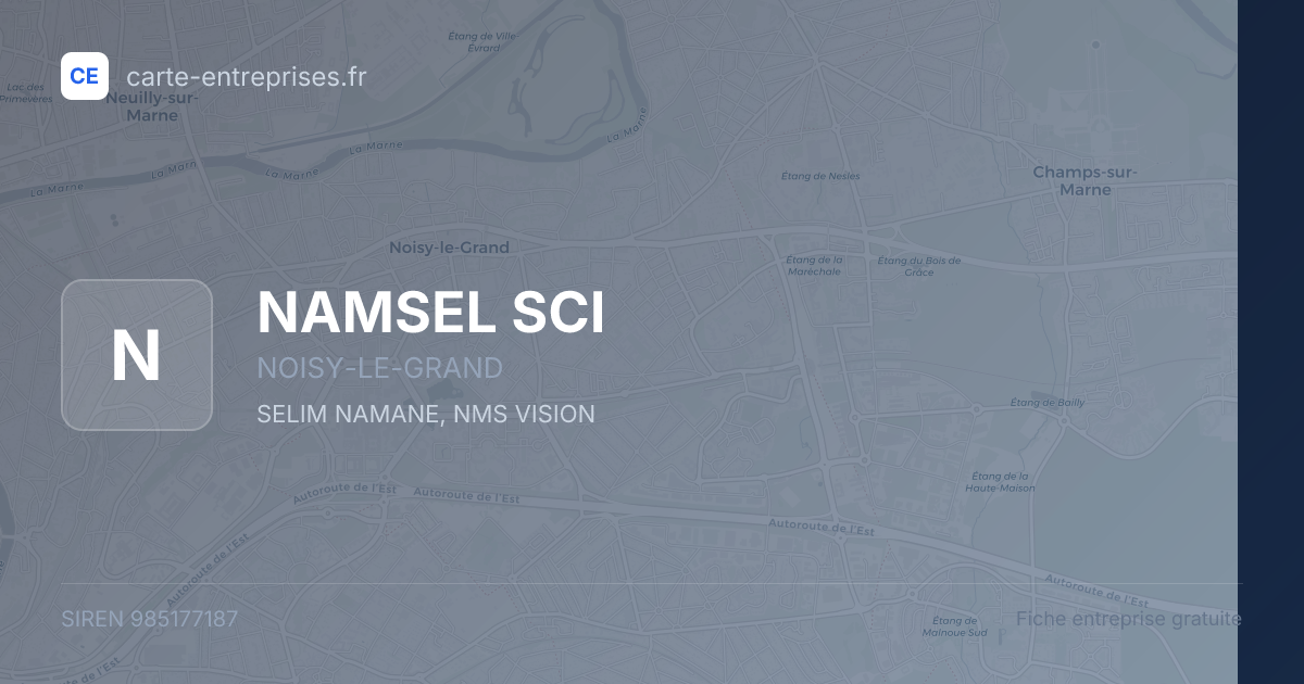 NAMSEL SCI — 985177187 — fiche entreprise