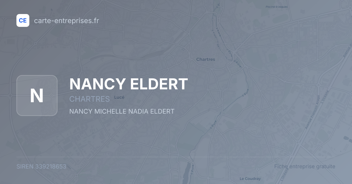 NANCY ELDERT — 339218653 — fiche entreprise