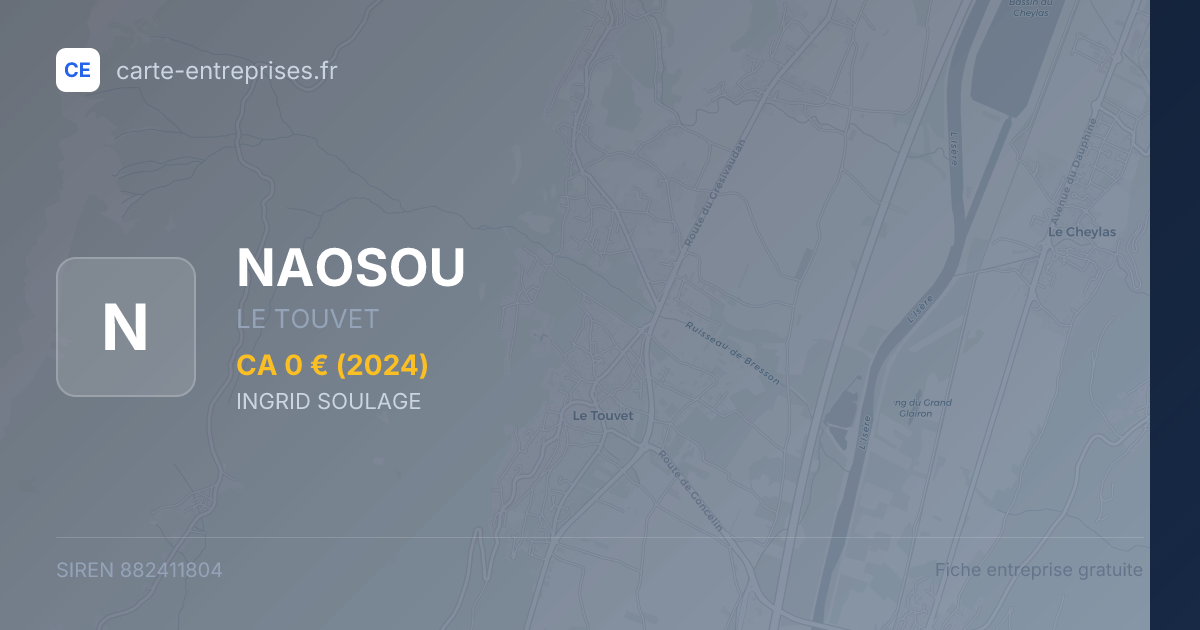 NAOSOU — 882411804 — fiche entreprise