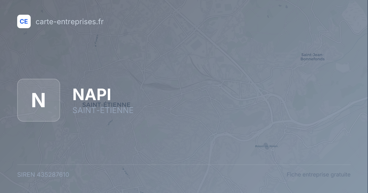 NAPI — 435287610 — fiche entreprise