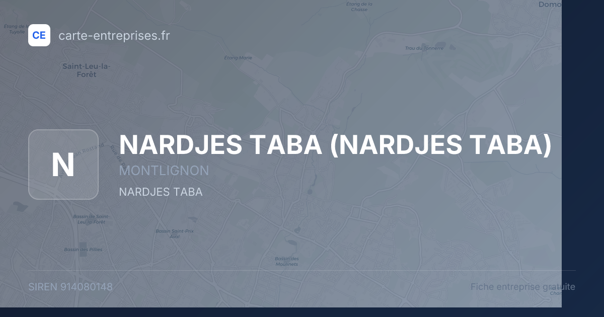NARDJES TABA — 914080148 — fiche entreprise