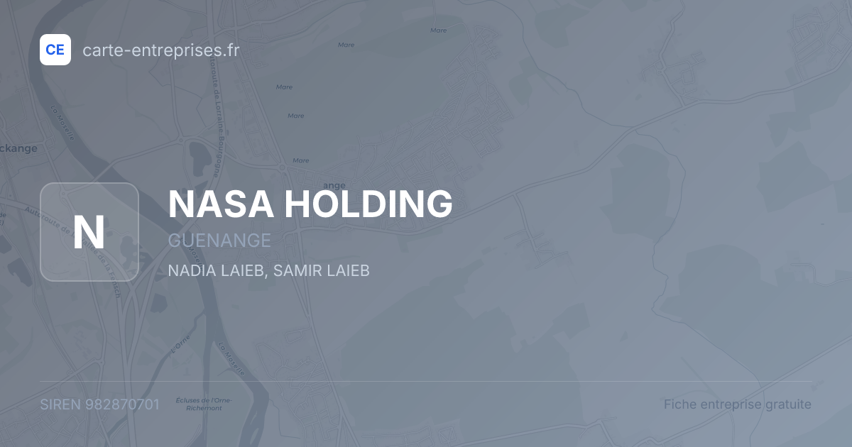 NASA HOLDING — 982870701 — fiche entreprise