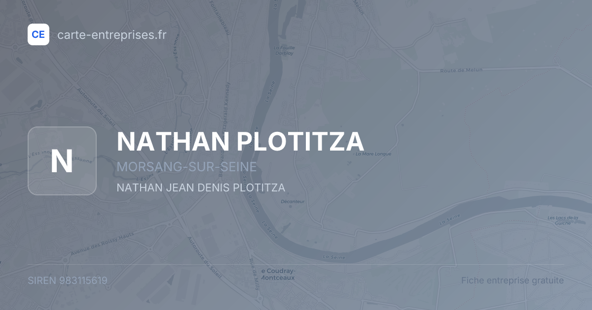 NATHAN PLOTITZA — 983115619 — fiche entreprise