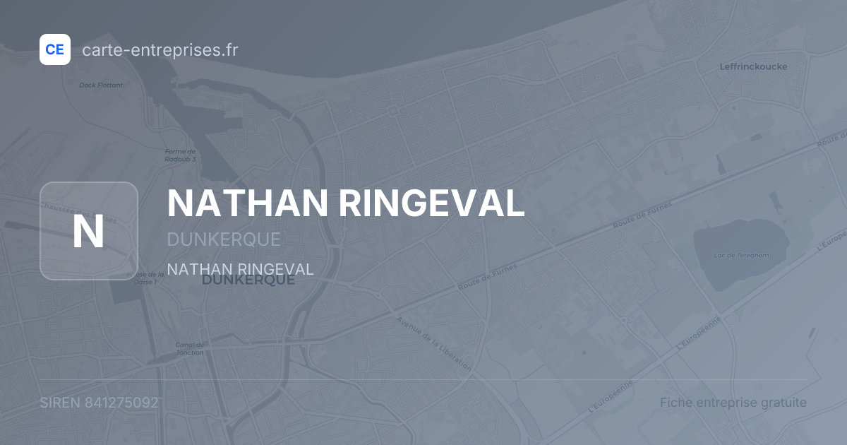 NATHAN RINGEVAL — 841275092 — fiche entreprise