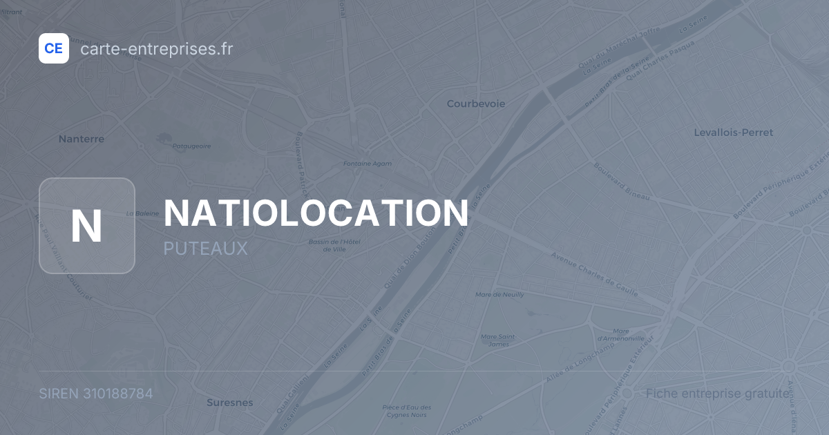NATIOLOCATION — 310188784 — fiche entreprise