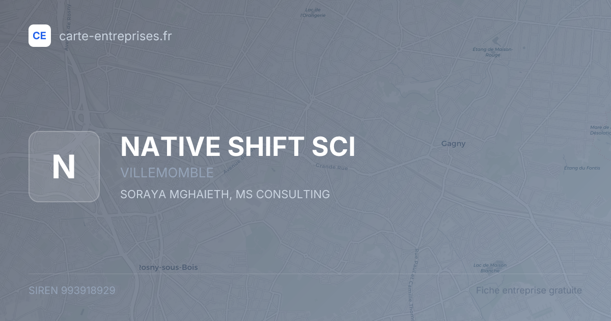 NATIVE SHIFT SCI — 993918929 — fiche entreprise