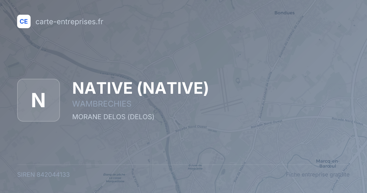 NATIVE — 842044133 — fiche entreprise