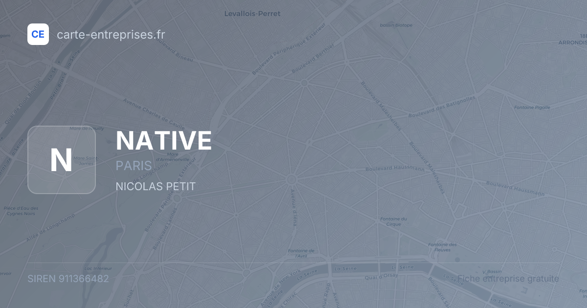 NATIVE — 911366482 — fiche entreprise