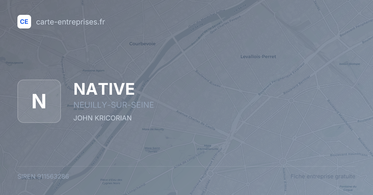 NATIVE — 911563286 — fiche entreprise