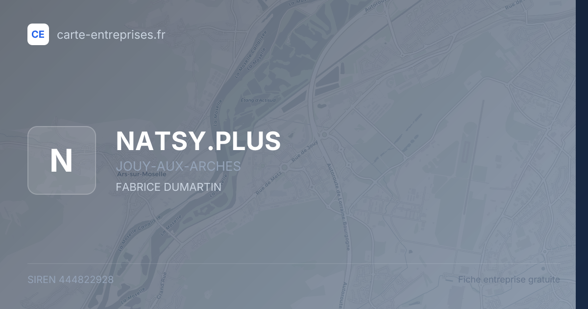 NATSY.PLUS — 444822928 — fiche entreprise