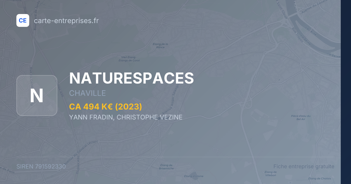 NATURESPACES — 791592330 — fiche entreprise