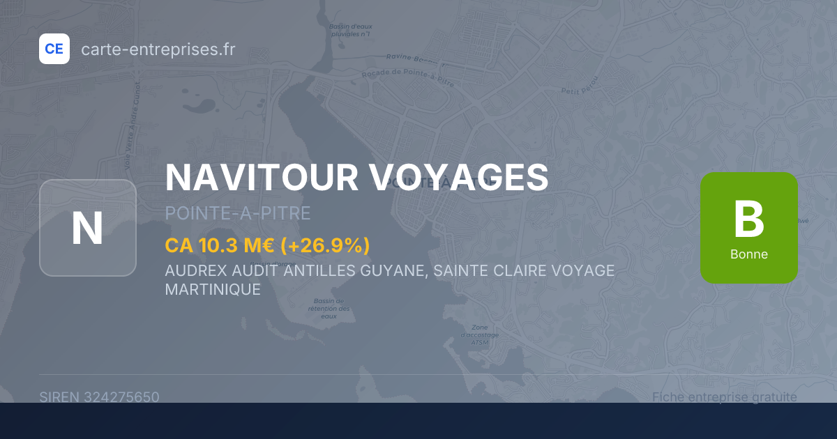 NAVITOUR VOYAGES — 324275650 — fiche entreprise
