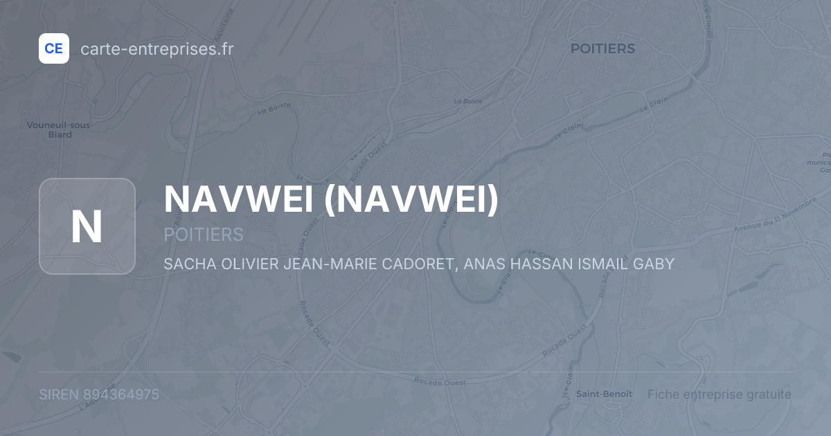 NAVWEI — 894364975 — fiche entreprise