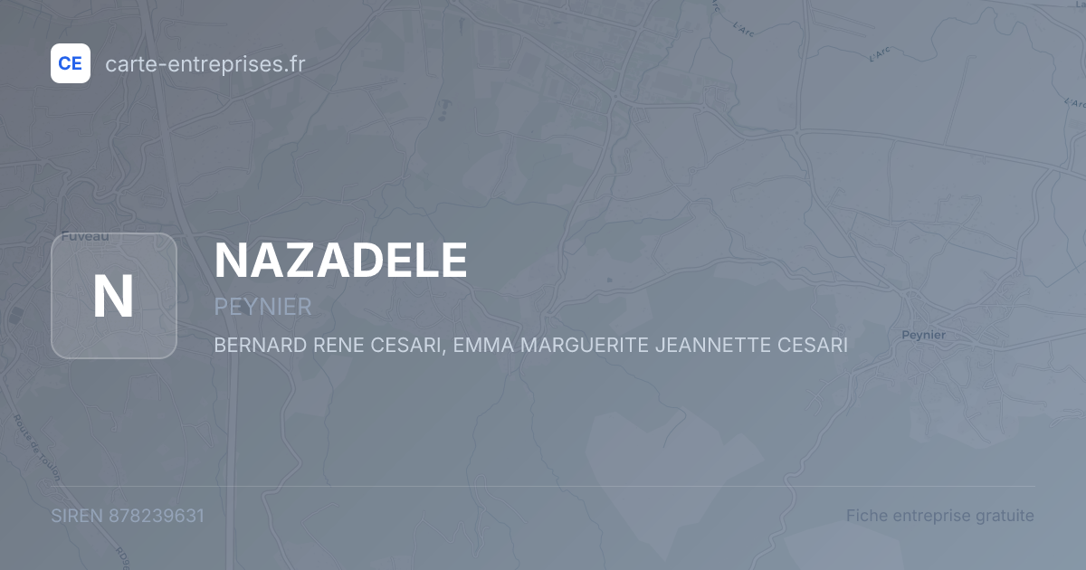 NAZADELE — 878239631 — fiche entreprise