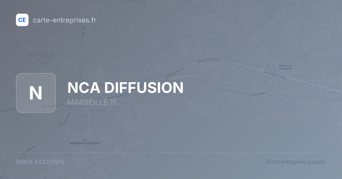NCA DIFFUSION — 443291976 — fiche entreprise