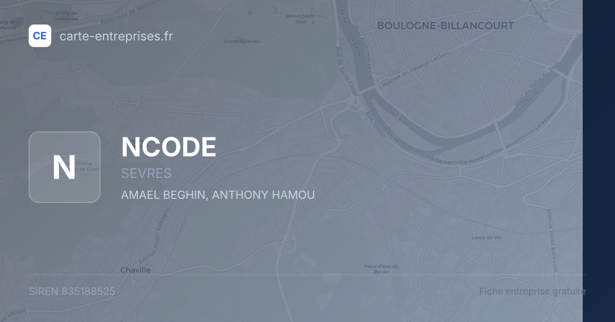NCODE — 835188525 — fiche entreprise