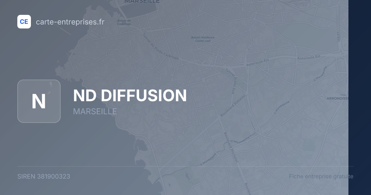 ND DIFFUSION — 381900323 — fiche entreprise