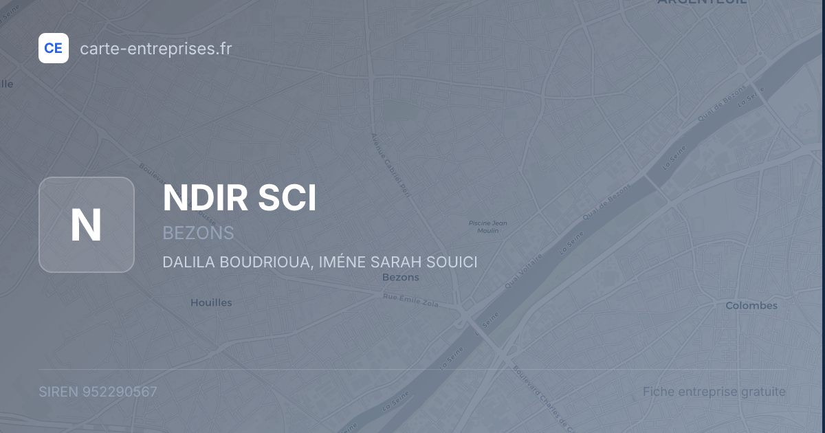 NDIR SCI — 952290567 — fiche entreprise