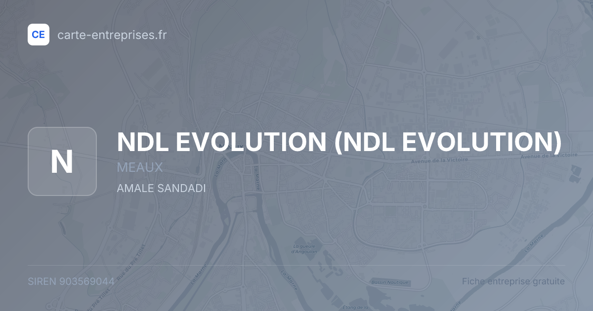 NDL EVOLUTION — 903569044 — fiche entreprise