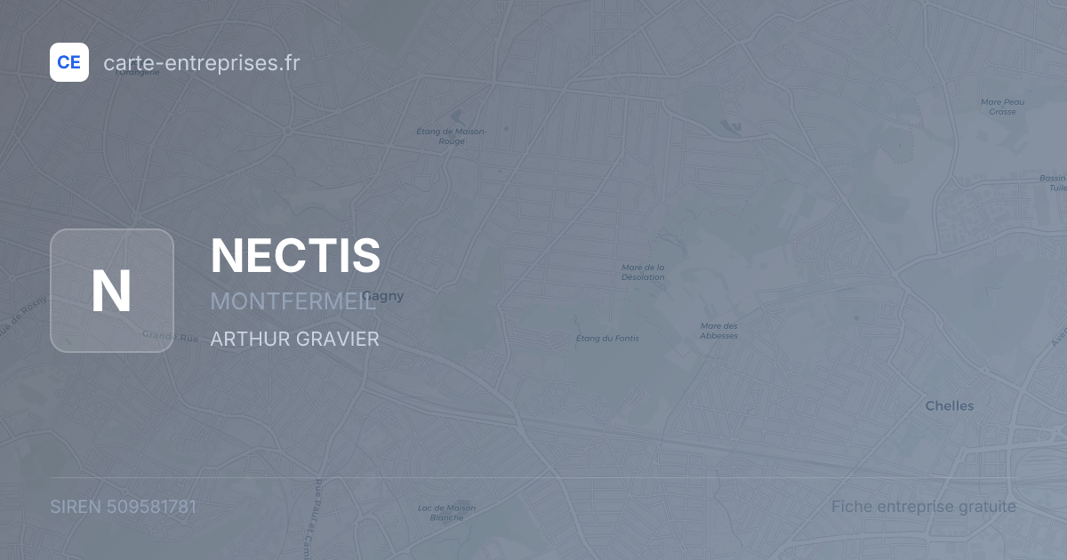 NECTIS — 509581781 — fiche entreprise