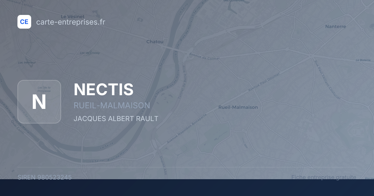 NECTIS — 980523245 — fiche entreprise