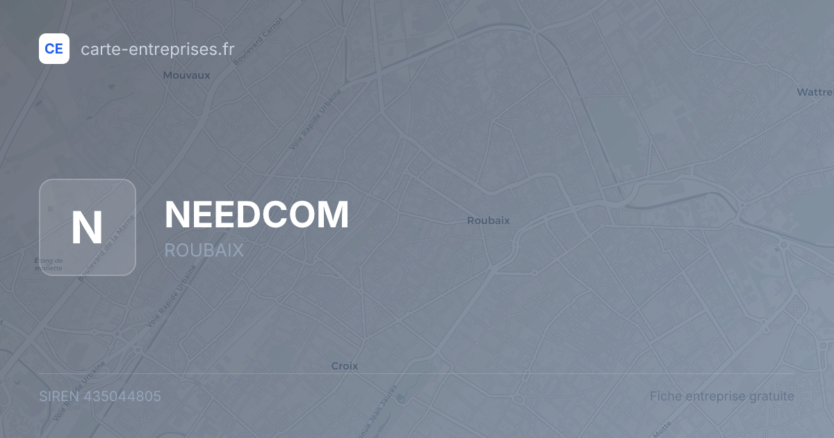 NEEDCOM — 435044805 — fiche entreprise