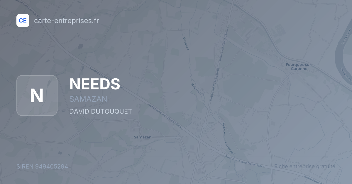 NEEDS — 949405294 — fiche entreprise