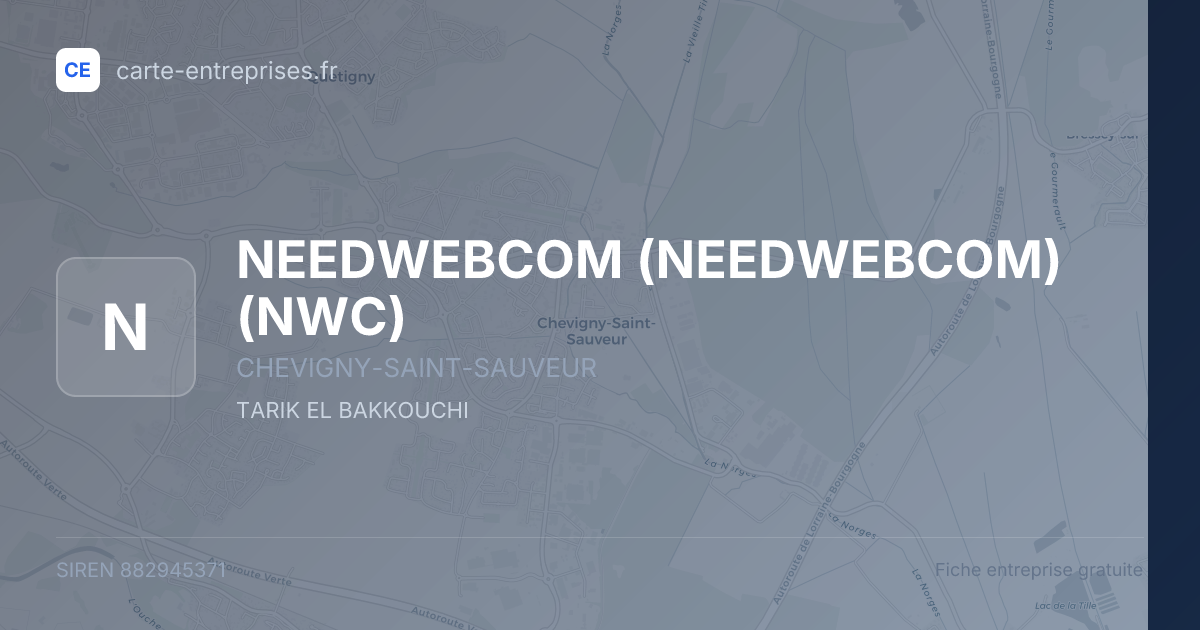NEEDWEBCOM (NEEDWEBCOM) (NWC) — 882945371 — fiche entreprise