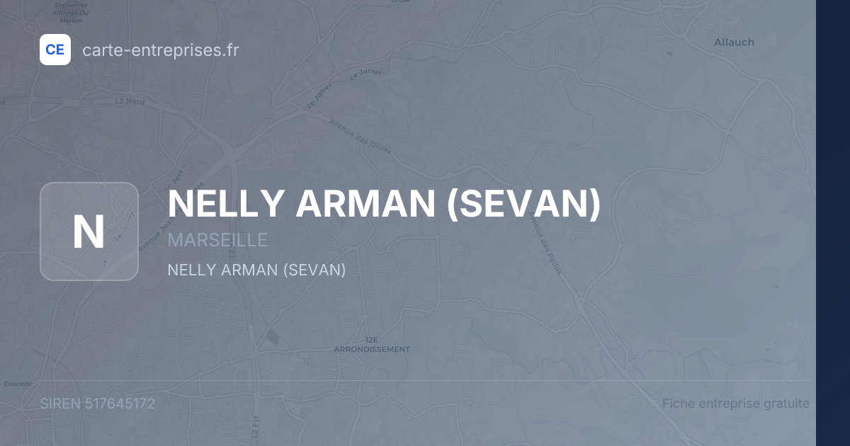 NELLY ARMAN (SEVAN) — 517645172 — fiche entreprise