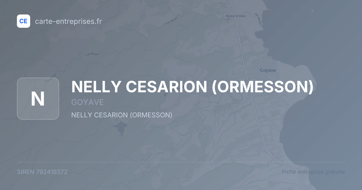 NELLY CESARION (ORMESSON) — 792416372 — fiche entreprise