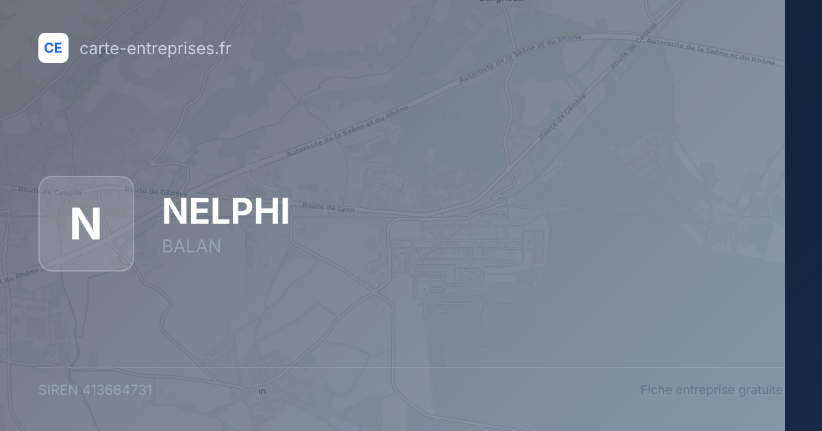 NELPHI — 413664731 — fiche entreprise