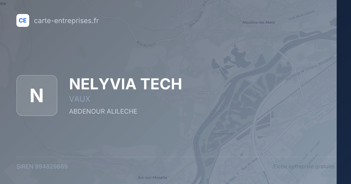 NELYVIA TECH — 994829869 — fiche entreprise