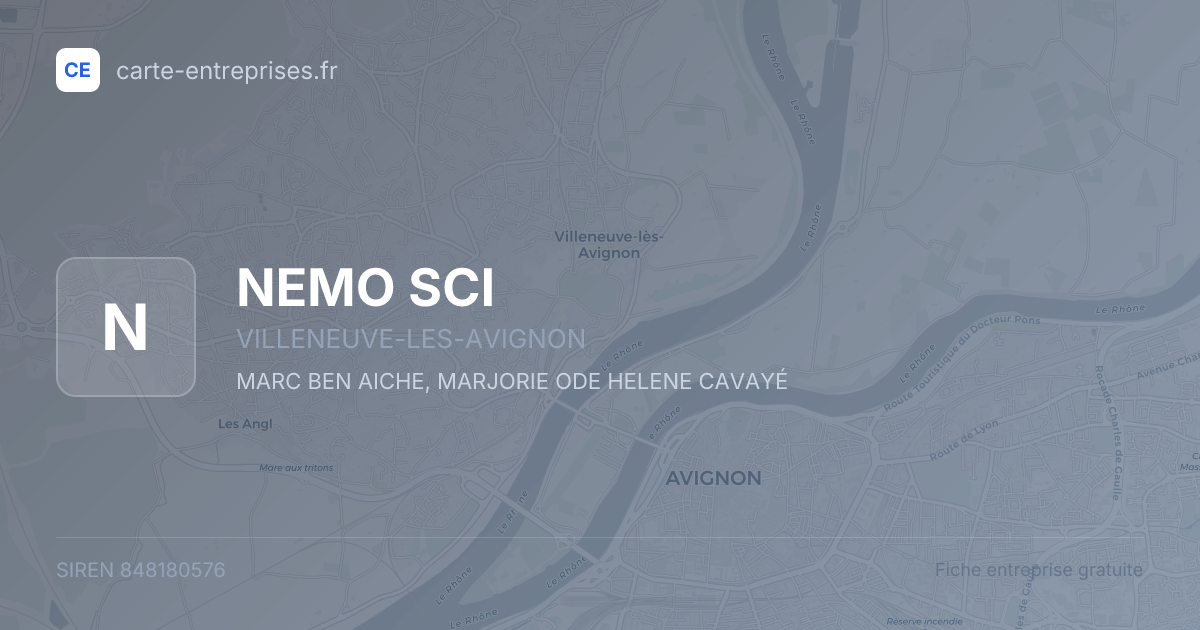 NEMO SCI — 848180576 — fiche entreprise