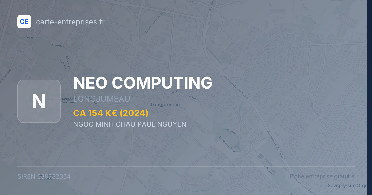 NEO COMPUTING — 539732354 — fiche entreprise
