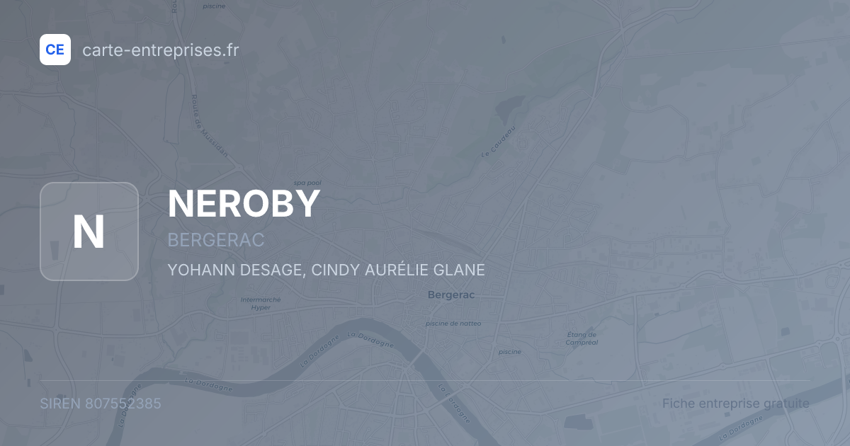 NEROBY — 807552385 — fiche entreprise