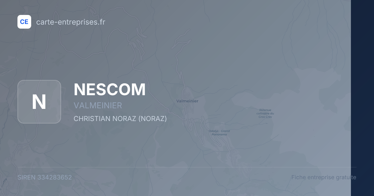NESCOM — 334283652 — fiche entreprise